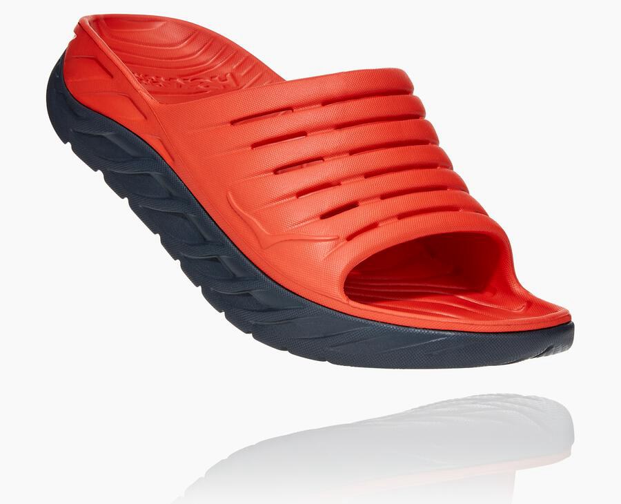 Hoka One One Slide Mens Red - ORA Recovery - 87915GPFJ